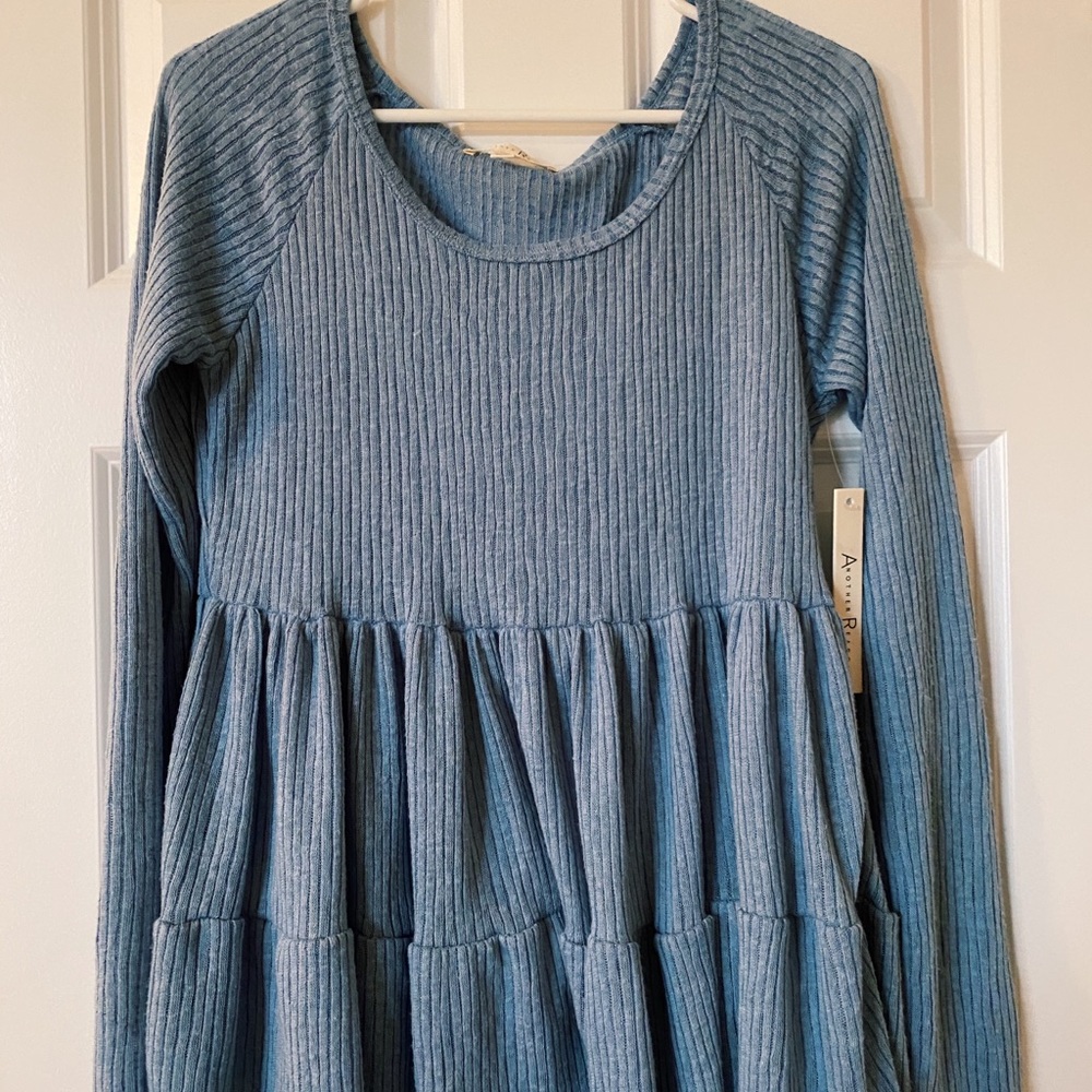 Light blue blouse